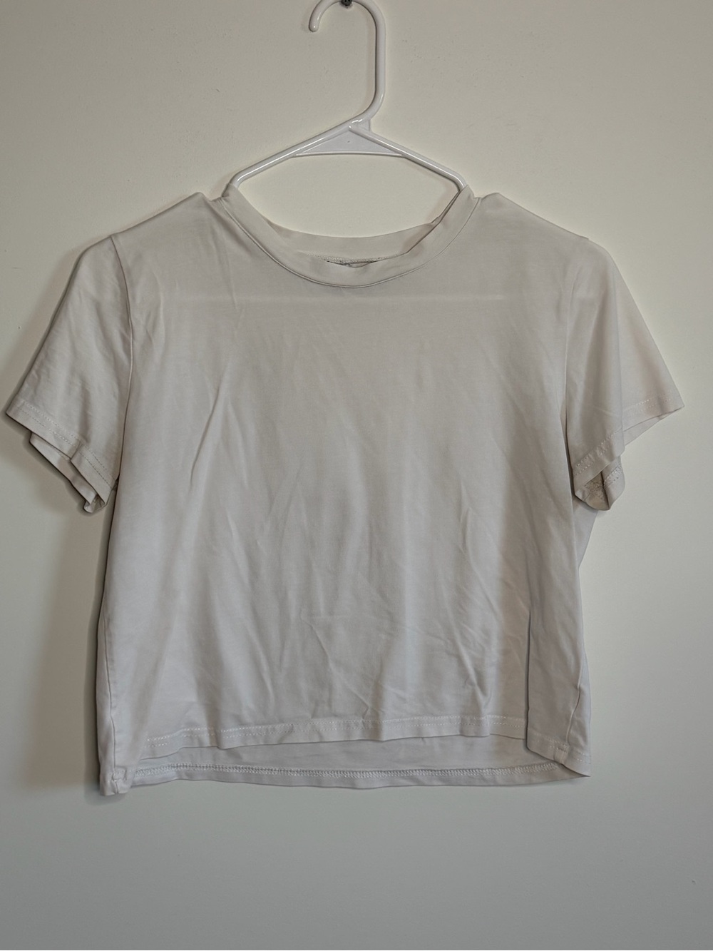 SHEIN White Short Sleeve Crewneck Tee